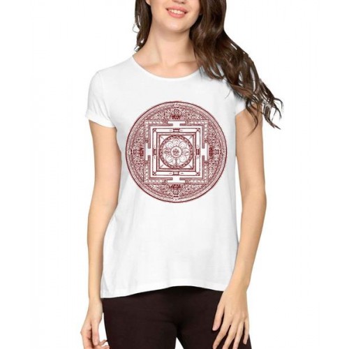 Buddha Mandala Graphic Printed T-shirt