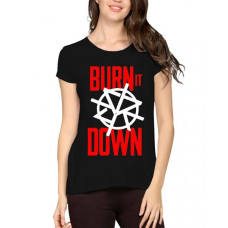 WWE Seth Rollins Burn It Down Graphic Printed T-shirt