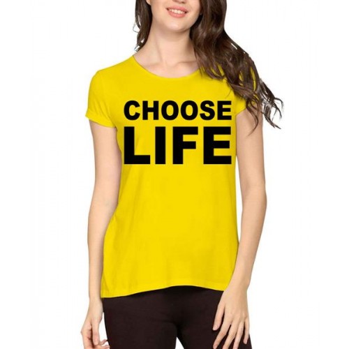 Choose Life Graphic Printed T-shirt