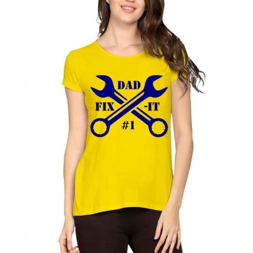 Dad Fix It Graphic Printed T-shirt