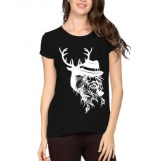 Deer Graphic Printed T-shirt