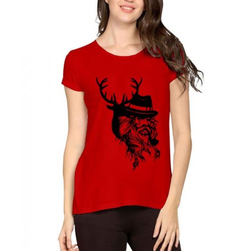 Deer Graphic Printed T-shirt