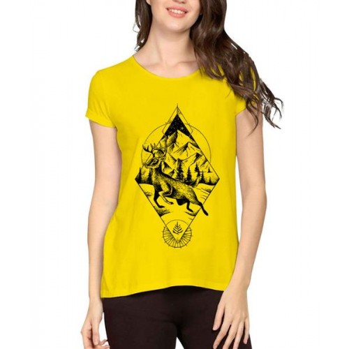 Deer Life Graphic Printed T-shirt