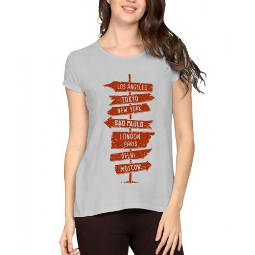 Choose A City Graphic Printed T-shirt
