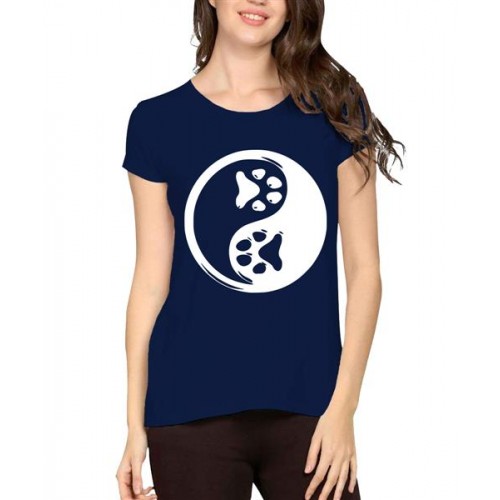 Dog Paw Graphic Printed T-shirt