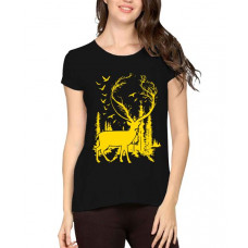 Elk Graphic Printed T-shirt