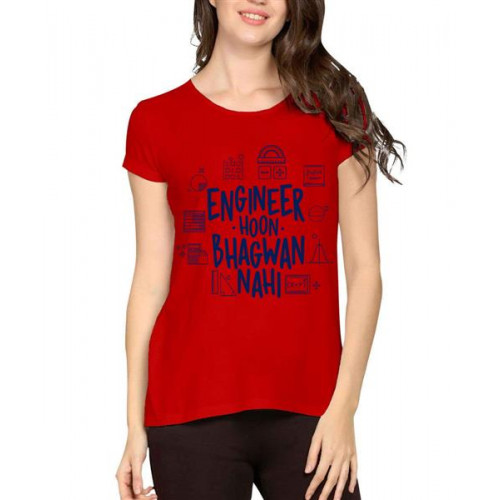 Engineer Hoon Bhagwan Nahi Graphic Printed T-shirt