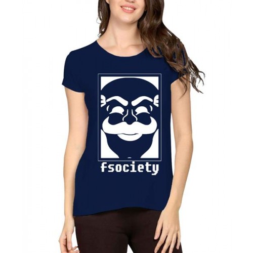Fsociety Graphic Printed T-shirt