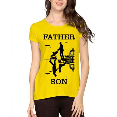 Father Son Graphic Printed T-shirt