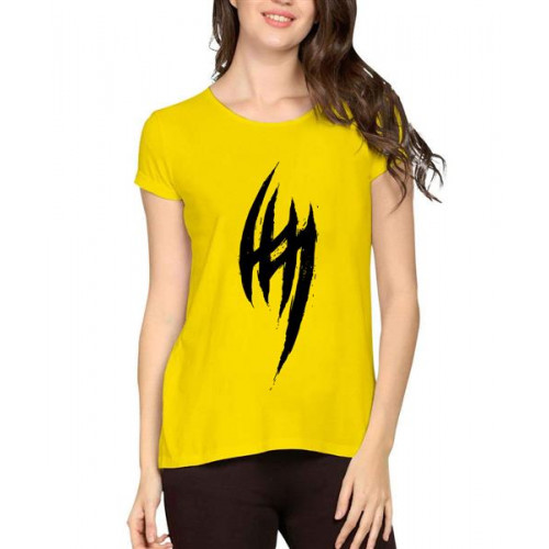 Fire Tiger Sign Graphic Printed T-shirt