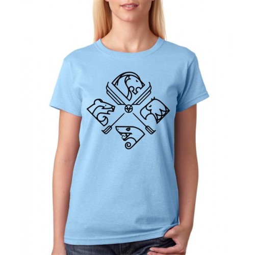 Four House Graphic Printed T-shirt