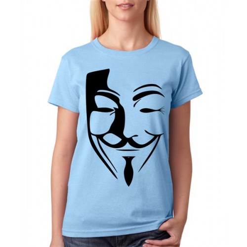 Gentleman Mask Graphic Printed T-shirt