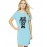 Aao Chill Kare Graphic Printed T-shirt Dress