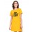Apni Aukat Main Raho Graphic Printed T-shirt Dress