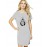 Astronaut Graphic Printed T-shirt Dress