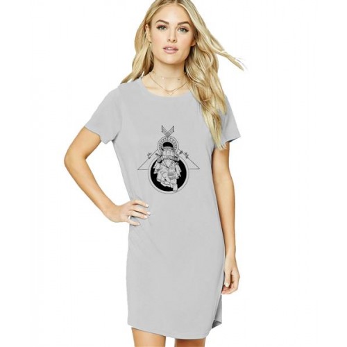 Astronaut Graphic Printed T-shirt Dress