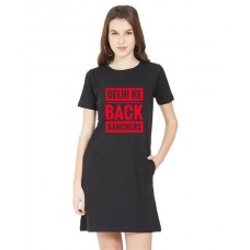 Delhi Ke Back Banchers Graphic Printed T-shirt Dress