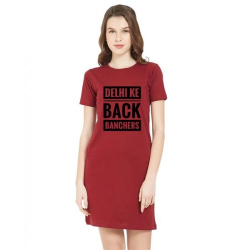 Delhi Ke Back Banchers Graphic Printed T-shirt Dress