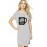 Bas Chai Miljaye Larki Kisko Chahiye Graphic Printed T-shirt Dress