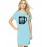 Bas Chai Miljaye Larki Kisko Chahiye Graphic Printed T-shirt Dress