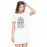 Be Proud Of Who You Are Graphic Printed T-shirt Dress