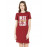 Best Girlfriend In The Galaxy Graphic Printed T-shirt Dress