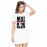 Best Girlfriend In The Galaxy Graphic Printed T-shirt Dress