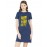 Bhai Jaat Hai Bhitar Graphic Printed T-shirt Dress