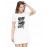 Bhai Jaat Hai Bhitar Graphic Printed T-shirt Dress