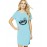 Boat Dog Graphic Printed T-shirt Dress