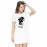 Galaxy Box Graphic Printed T-shirt Dress