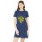 Car Shape Graphic Printed T-shirt Dress