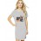 Dekh Mat Chal Chai Pila Graphic Printed T-shirt Dress