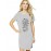 Dragon Fly Graphic Printed T-shirt Dress