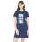 Dum Hai Toh Rok Ke Dikha Graphic Printed T-shirt Dress