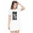 Dum Hai Toh Rok Ke Dikha Graphic Printed T-shirt Dress