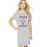 Women's Cotton Biowash Graphic Printed T-Shirt Dress with side pockets - Electrical Engineers