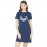 Owl Eyes Graphic Printed T-shirt Dress