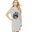 Eye Pot Graphic Printed T-shirt Dress
