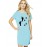 Foot Of Life Graphic Printed T-shirt Dress