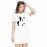 Foot Of Life Graphic Printed T-shirt Dress
