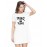 Fakar Hai Tujhpe Graphic Printed T-shirt Dress