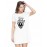Heart Graphic Printed T-shirt Dress