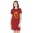 Heavy Metal Graphic Printed T-shirt Dress