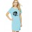 Horse Snow Graphic Printed T-shirt Dress