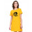 Horse Snow Graphic Printed T-shirt Dress