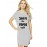 Alag Hu Galat Nahi Graphic Printed T-shirt Dress