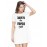 Alag Hu Galat Nahi Graphic Printed T-shirt Dress