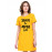 Alag Hu Galat Nahi Graphic Printed T-shirt Dress