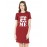 Hug Me Graphic Printed T-shirt Dress
